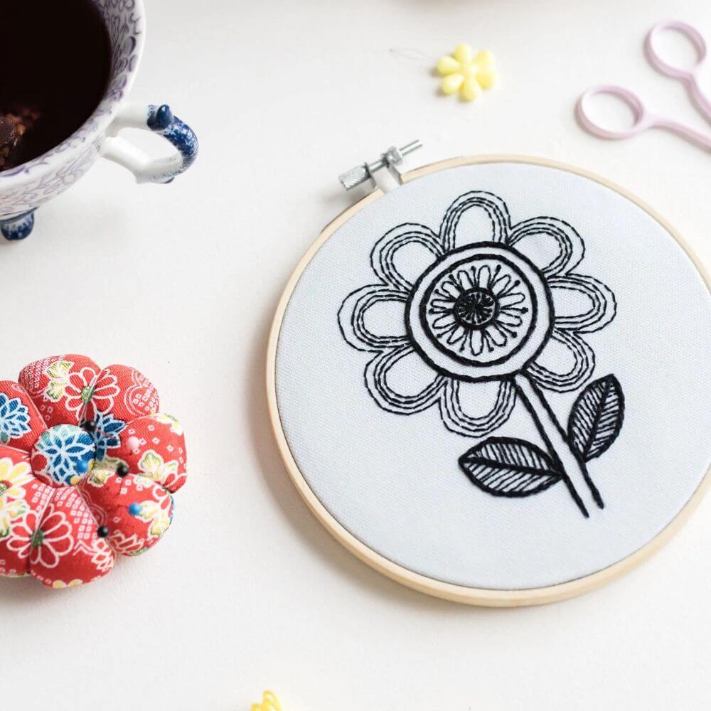 Flower Embroidery Kit