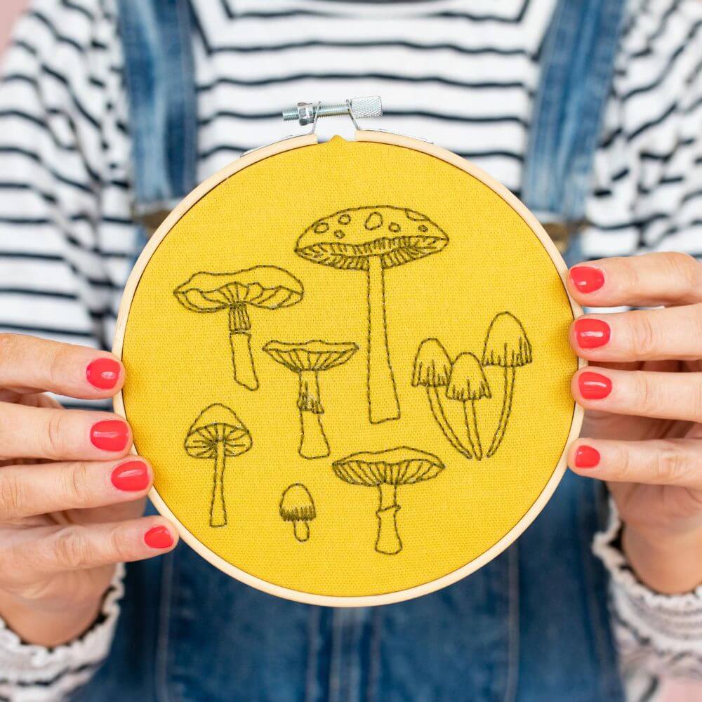 Mushroom Embroidery Kit