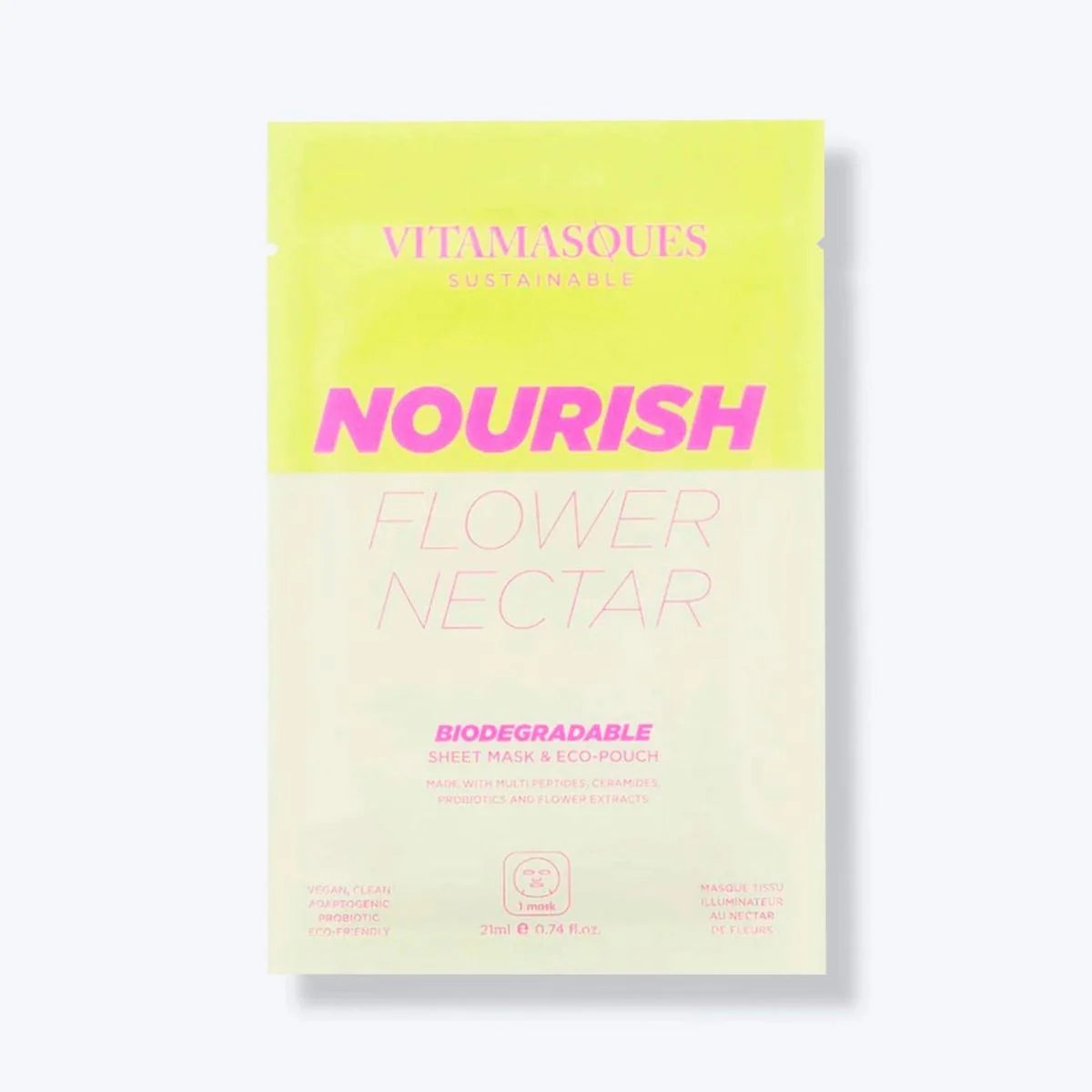 Nourish Biodegradable Face Sheet Mask