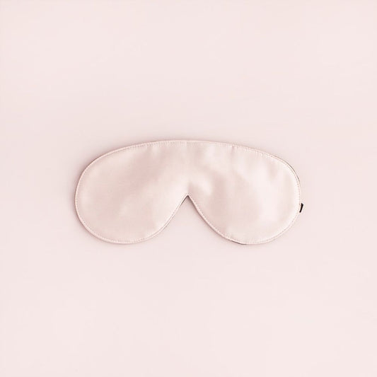 Pink Silk Eye Mask